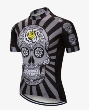 Black Skull Cycling Jersey Set - Skull #935484