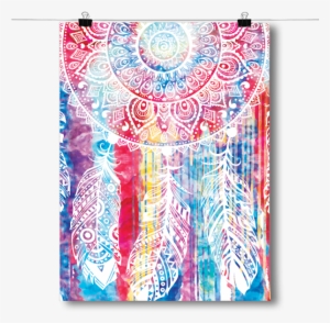 Watercolor Dreamcatcher Spiritual - Inspired Posters Watercolor Dreamcatcher Spiritual #935509
