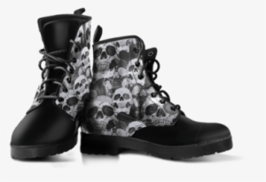 Skull Obsession Skulls Black Boots Skull Obsession - We Re All Mad Here Boots #935662