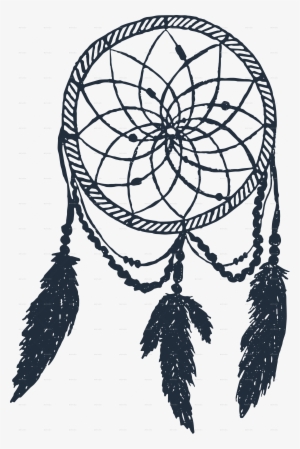 Hipster Drawing Dreamcatcher - Tribal Dream Catcher Drawing #935939