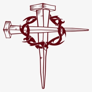 Christian Cross Download Transparent Png Image - Crown Of Thorns Cross #936670