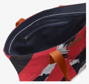 Dailyobjects Abstract Black Red Brush Strokes Pattern - Messenger Bag #936859