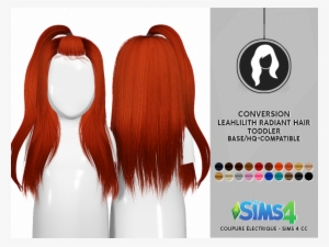 Leah Lillith Radiant Hair - Sims 4 Cc Redhead Sims #936860