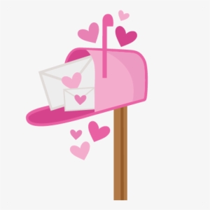 Pink Mailbox Png - Valentine Mailbox Clipart #937511