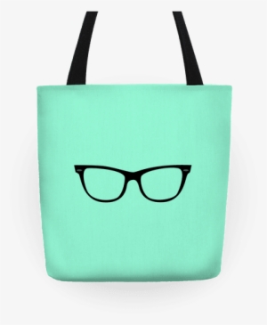 Mint Large Glasses Tote - Tote Bag #938257