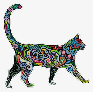 Bumper Sticker / Decal - Watercolor Cat #938673