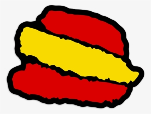 Car & Motorbike Stickers - Bandera De España Con Borde Negro #938747