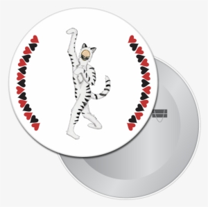 Cheshire Cat Button / Magnet - Ballet #938875