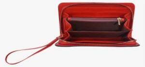 Groovy Paint Brush Strokes With Music Notes Women's - Cute Wallet #939120