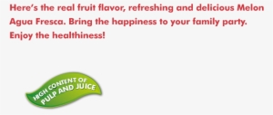 Here´s The Real Fruit Flavor, Refreshing And Delicious - Aguas Frescas #939172