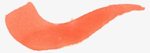 Free Download - Orange Watercolour Brush Stroke #939199