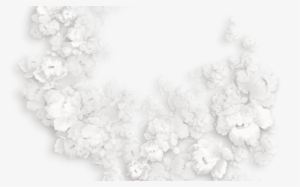 White Flowers Decorative Png Clipart Pozadia A Ormovania - Wedding Anniversary #939201
