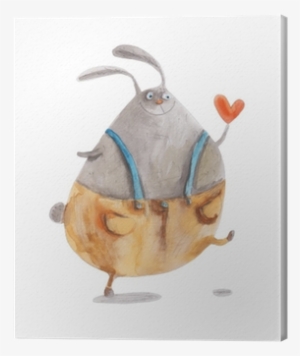 Hand Drawing Watercolor Illustration Canvas Print • - Watercolor Painting #939550