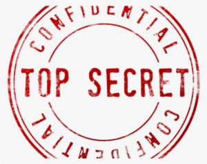 Confidential - Top Secret Stamp Png #939656