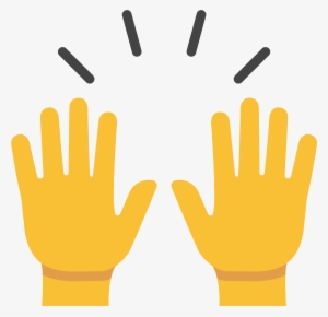 Raising Hands Emoji Png Graphic Transparent Stock - Raising Hands Emoji #939773