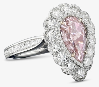 Fancy Pink Diamond Ring, - Engagement Ring #9300395