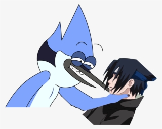 Mordecai Rigby Cartoon Animated Cartoon Illustration - Mordecai Regular Show Icon #9301234