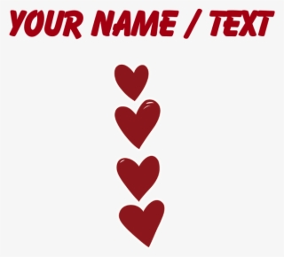 Custom Vertical Red Hearts Classic Thong - Heart #9301529