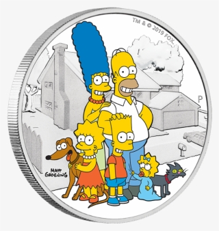 Family 2oz Silver Proof Coin - Perth Mint Simpsons #9302203