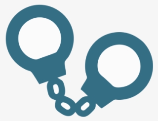 Handcuffs Icon - Circle #9302689