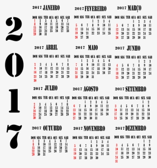 Calendã¡rio 2017 1 - Calendar #9303962