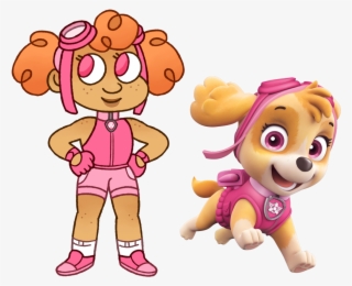 “ I Wanted To Draw Skye From Paw Patrol As A Human - Aniversário Skye Patrulha Canina #9304847