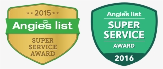 We Won The 2015 & 2016 Super Service Award - Angie's List #9305138