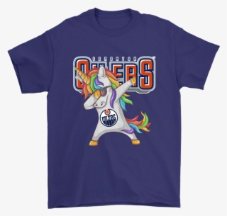 Edmonton Oilers Unicorn Dabbing Hockey Sports Shirts - Edmonton Oilers #9305326