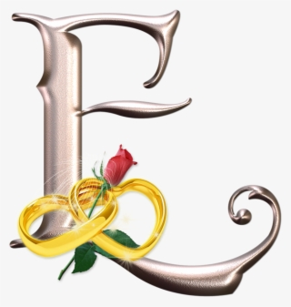 Alfabeto Dourado Coração Png - Alphabet #9306764