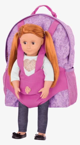 Noa In Harness Of Hop On Carrier Backpack - Doll #9307571