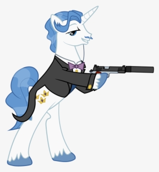 Mtriton, Fancypants, Gun, Pistol, Safe, Simple Background, - Cartoon #9307871