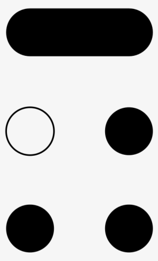 Braille Pattern Dots 356 Bars - Circle #9308792