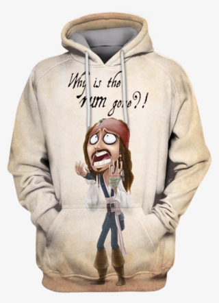 3d -pirates Of The Caribbean Hoodie - Great Wave Off Kanagawa Sweatshirt #9309124