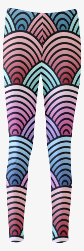 Concentric Circle Pattern Cassandra Women's Leggings - Leggings #9310297