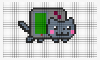 Nyan Cat Perler Bead Pattern 169191 - Nyan Cat Pixel Art #9310822