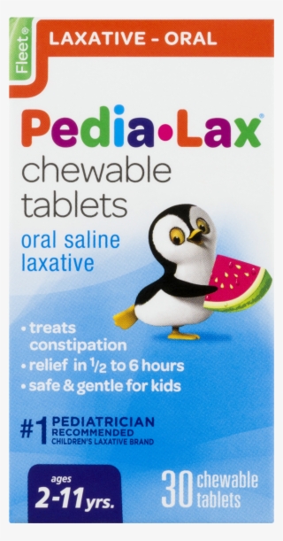 Fleet Pedia Lax Chewable Transparent Background #9310918