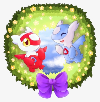 Baby Lati@s By Hime Nyan Pokemon Latias, Latios And - Baby Latias And Latios #9312181