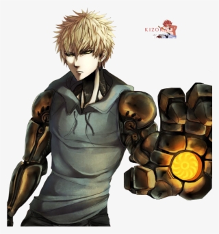 Genos, His Character Drawing Reminds Me So Much Of - Genos One Punch Man Png #9312575