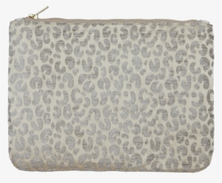 Olivia Clutch In Snow Leopard / Laptop Case - Bag #9312808