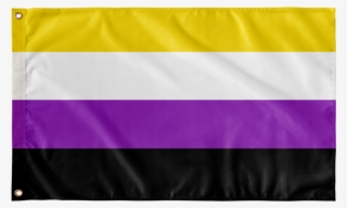 Gender Binary Pride Flag - Polygamy Tattoos - Free Transparent PNG ...