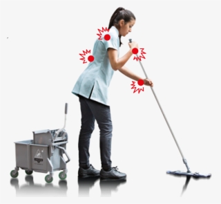 Traditional Cleaning Systems Often Lead To The Backs, - Ergonomics For Cleaning #9313203