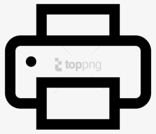 Free Png The Icon Is A Stylized Printer - Printed Icon #9314277
