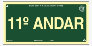 Placa De Sinalização S17 #9314496