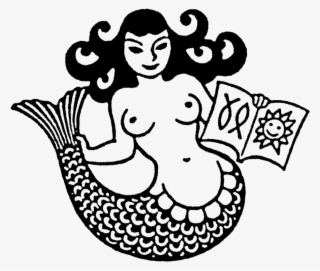 Zoom Mermaid Rubber Stamp #9314817