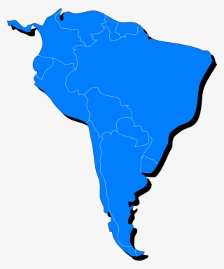 South America Map Clipart Png #9315534