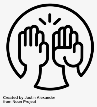Team Work - Hands Up Icon Png #9316282