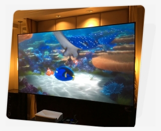 Projection Screen Fabric - Led-backlit Lcd Display #9317613