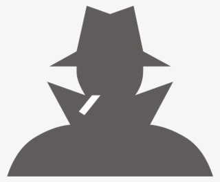 Criminal Silhouette L - Cool Logo Black And White #9317802