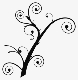 Decoration Clipart Curly - Tree Branch Clip Art #9318243
