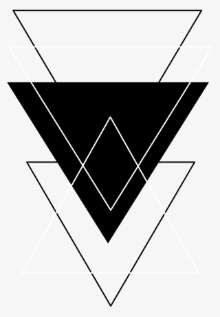 Triangle Black White Tumblr Freetoedit Nature Triangle - Triangle Tumblr Png #9319162